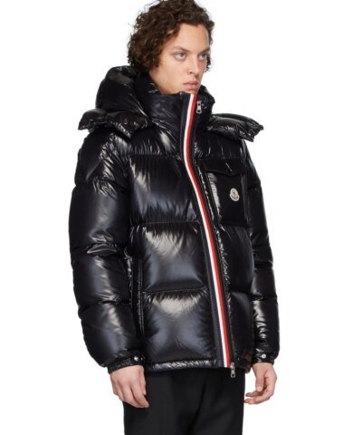 Moncler Black Down Montbeliard Jacket
