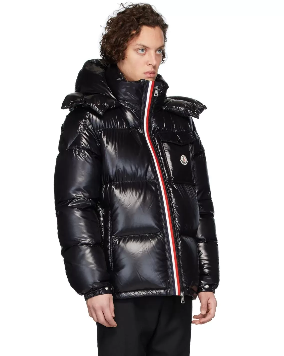 Moncler Black Down Montbeliard Jacket