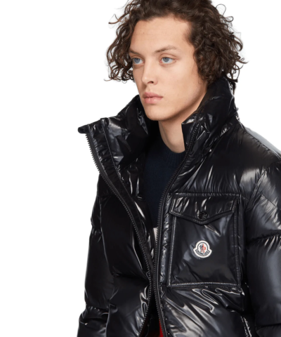 Moncler Black Down Montbeliard Jacket