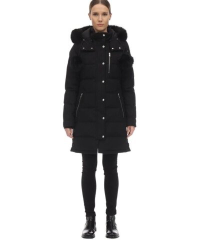 Moose Knuckles Paddockwood Genuine Fox Fur Trim Down Parka