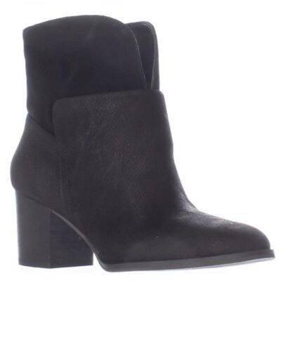 Nine West Dale Pull On Ankle Boots, Black/Black