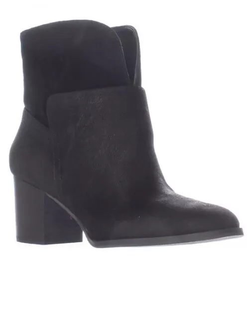 Nine West Dale Pull On Ankle Boots, Black/Black