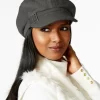 Nine West Boucle Newsboy Hat Black - Fashionbarn shop - 1