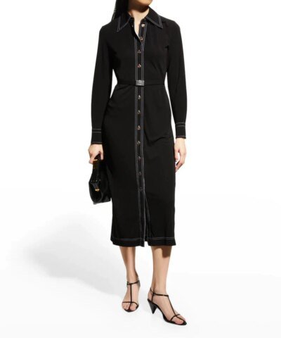 Tory Burch Jersey Knit Polo Dress