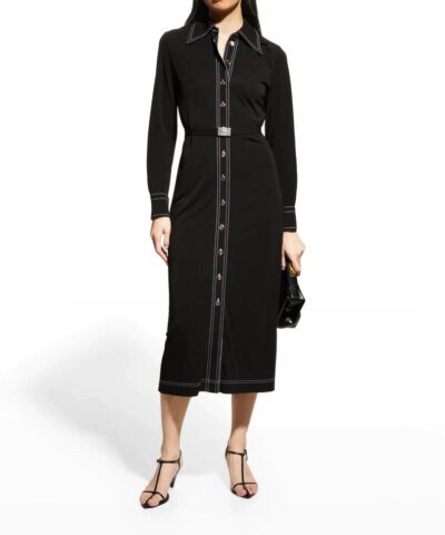 Tory Burch Jersey Knit Polo Dress