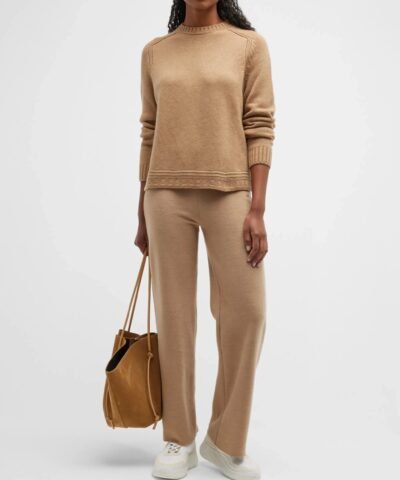 Lore Piana Girocollo Grassmoor Cashmere Sweater