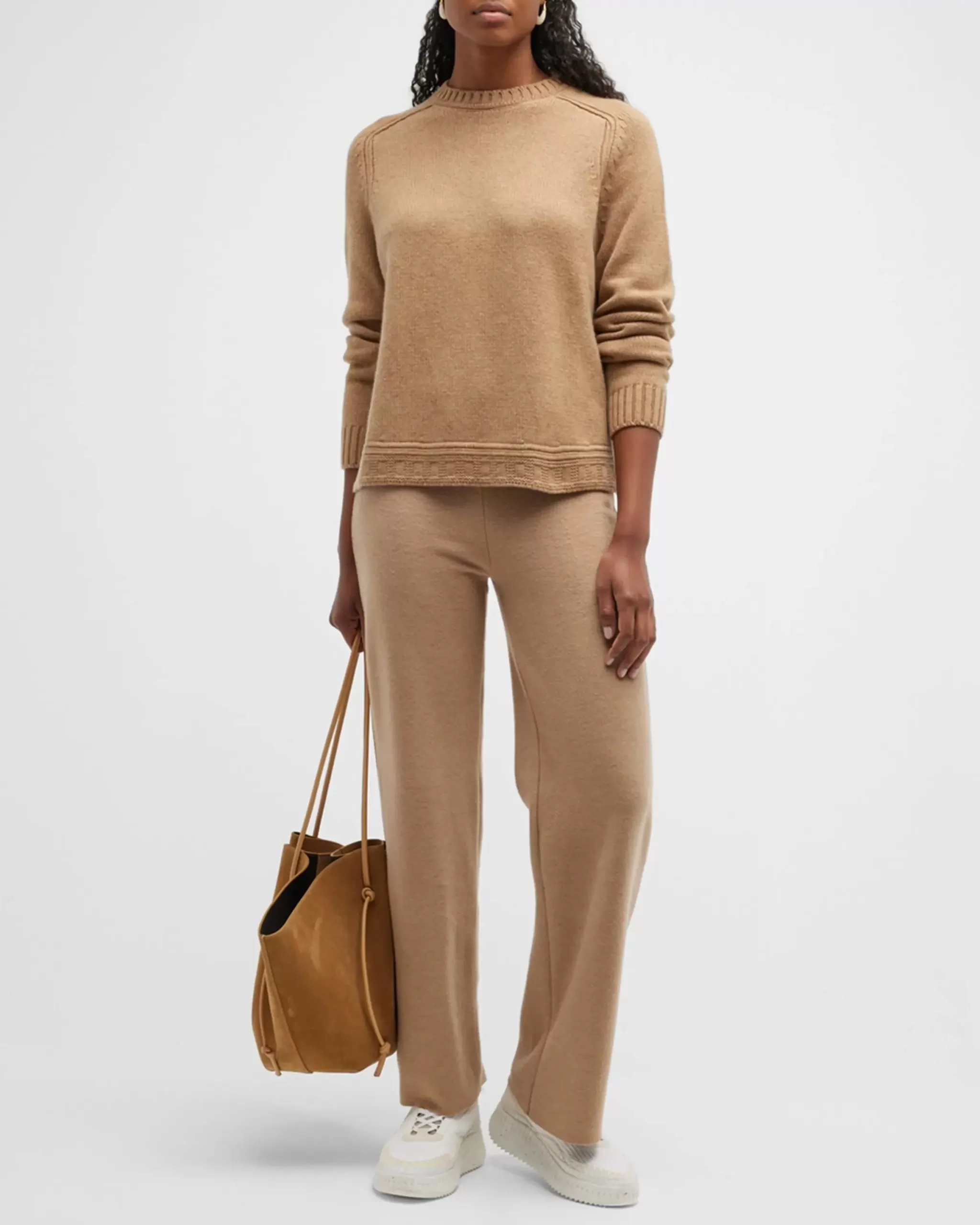 Lore Piana Girocollo Grassmoor Cashmere Sweater