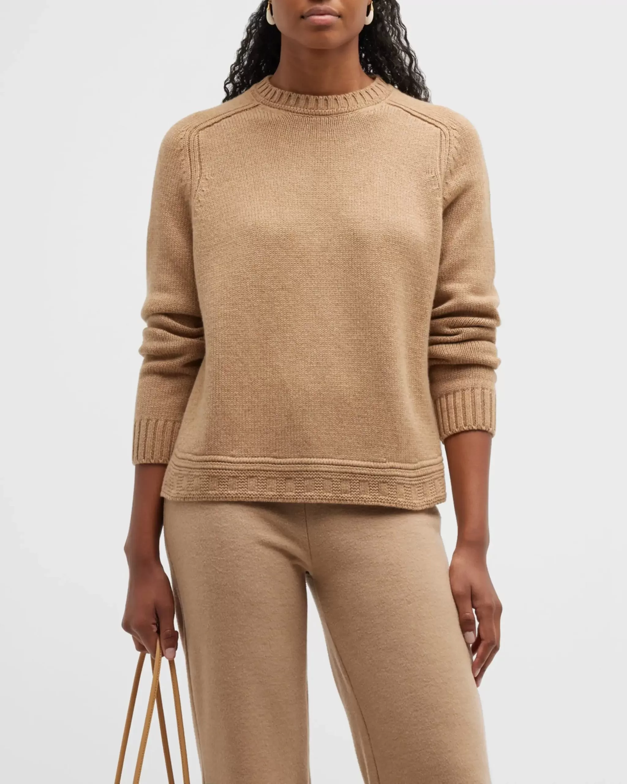 Lore Piana Girocollo Grassmoor Cashmere Sweater