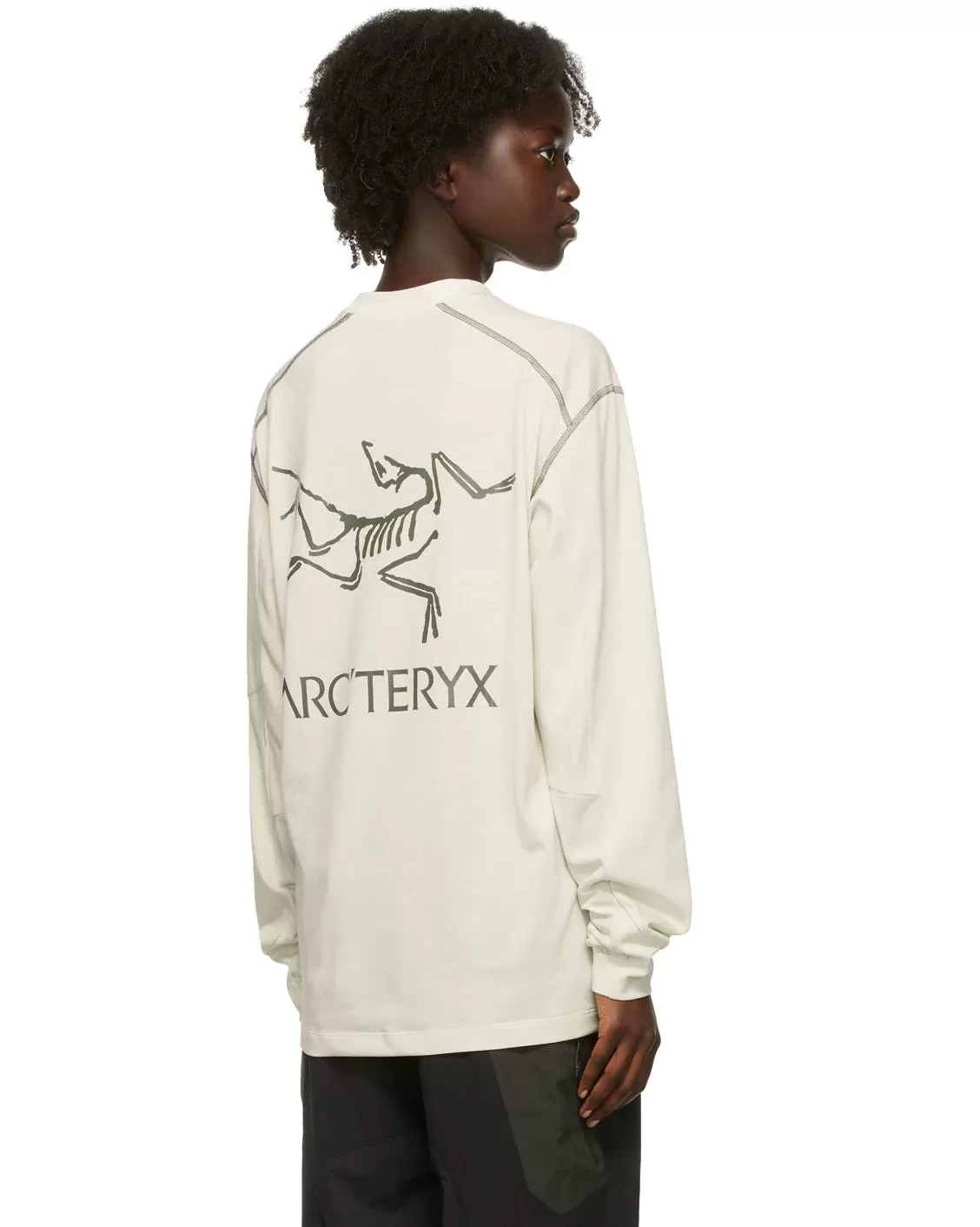 Arc’teryx System A Off-White Copal Long Sleeve Bird Tee