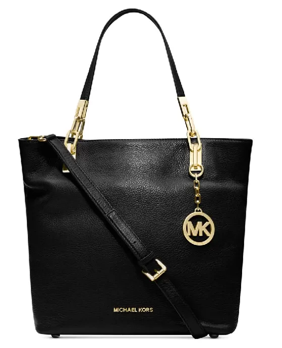 MICHAEL Michael Kors Brooke Medium Shoulder Tote in Black