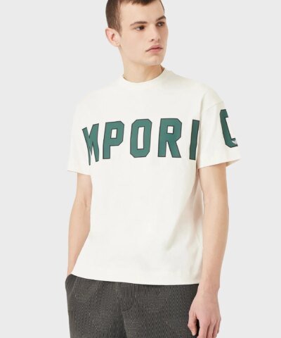 Emporio Armani Cotton Logo-Print T-Shirt