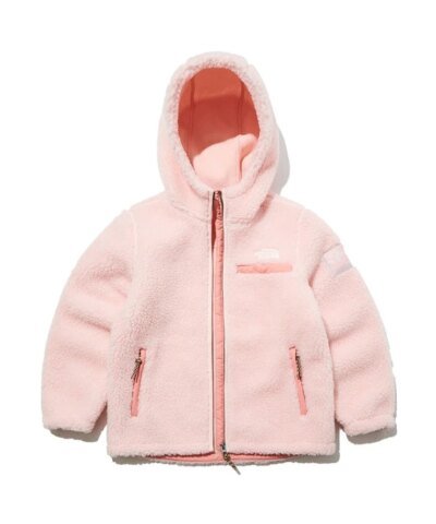 The North Face Kids "Save the Earth" Fleece Hoodie In Pink