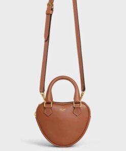 Celine Medium Heart In Smooth Calfskin Shoulder Bag