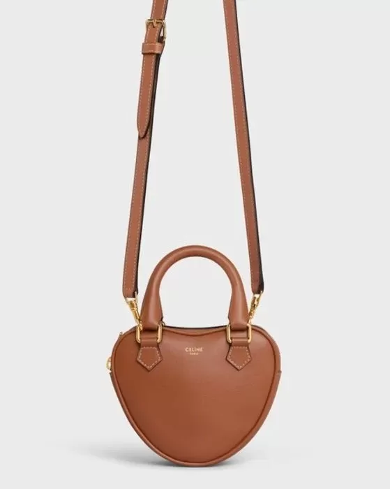 Celine Medium Heart In Smooth Calfskin Shoulder Bag