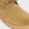 Celine Outdoor Lace Up Boot In Suede Calfskin & Nylon Tan