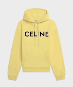 Celine Loose Hooded Sweatshirt In Cotton
