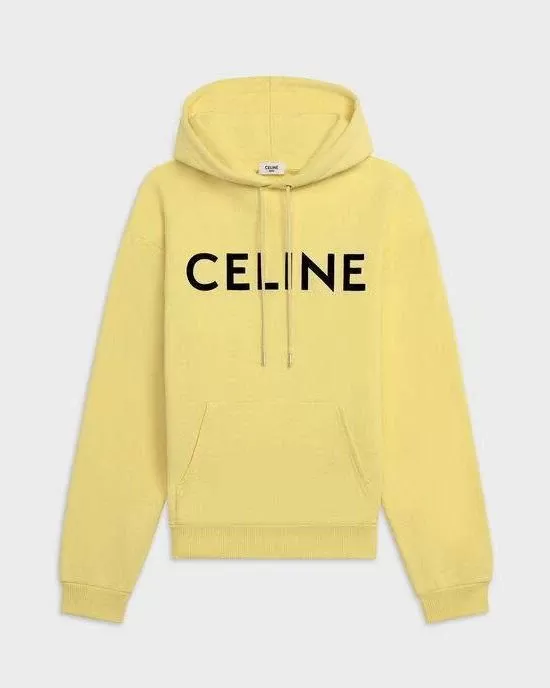 Celine Loose Hooded Sweatshirt In Cotton