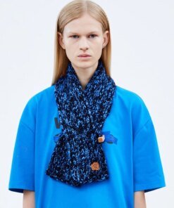 Ader Error Blue & Navy Petit Muffler Scarf