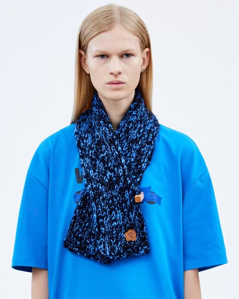 Ader Error Blue & Navy Petit Muffler Scarf