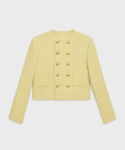 Celine "Chasseur" Jacket In Bouclé Tweed