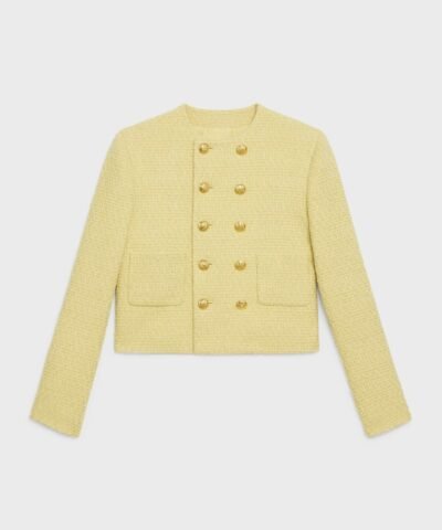 Celine "Chasseur" Jacket In Bouclé Tweed