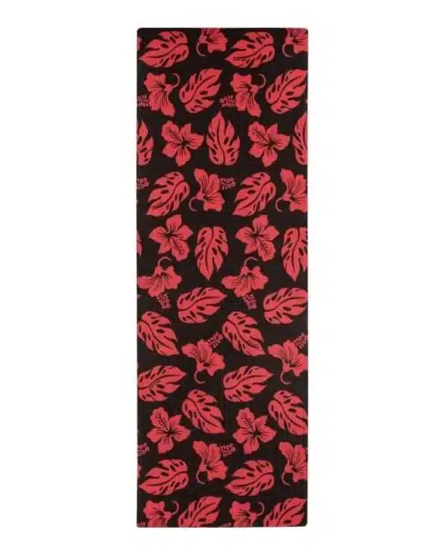 Prada Red Flowers Yoga Mat