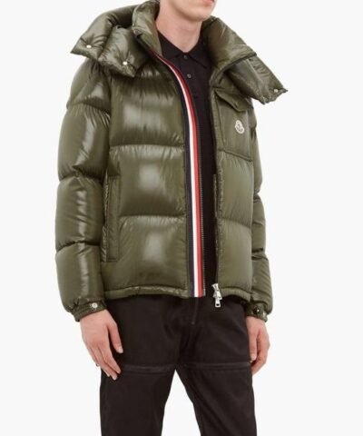 Moncler Military Green Down Montbeliard Jacket