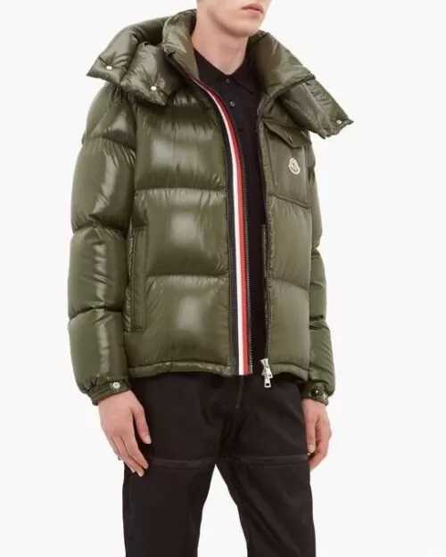 Moncler Military Green Down Montbeliard Jacket