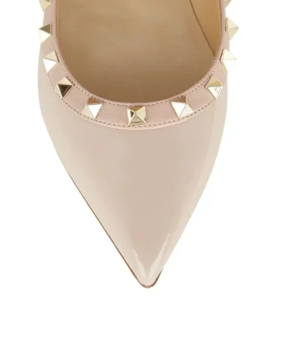 Valentino Garavani Patent Rockstud Ballet Flat