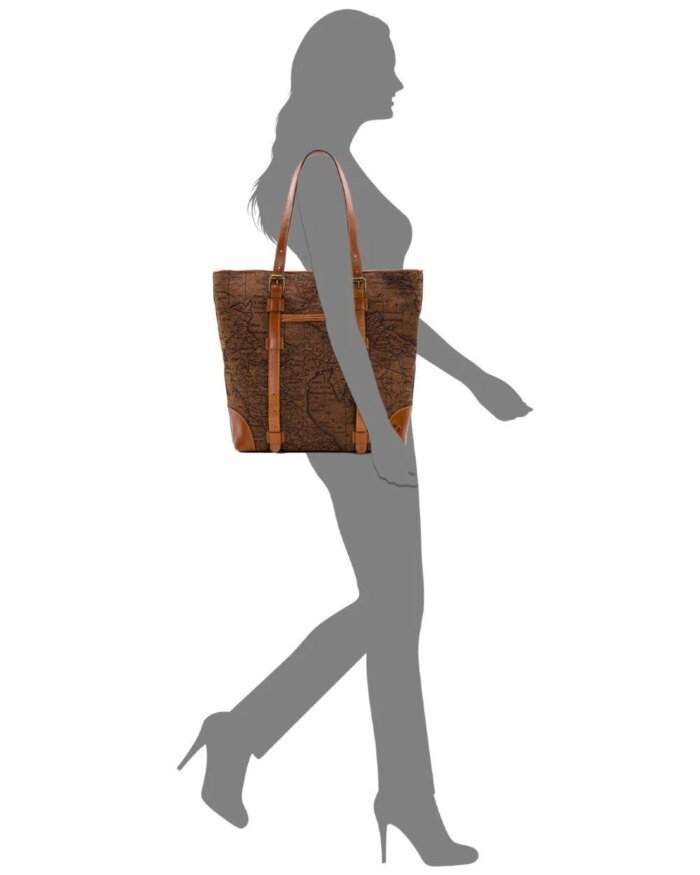 Patricia Nash Jacquard Map Montry Tote
