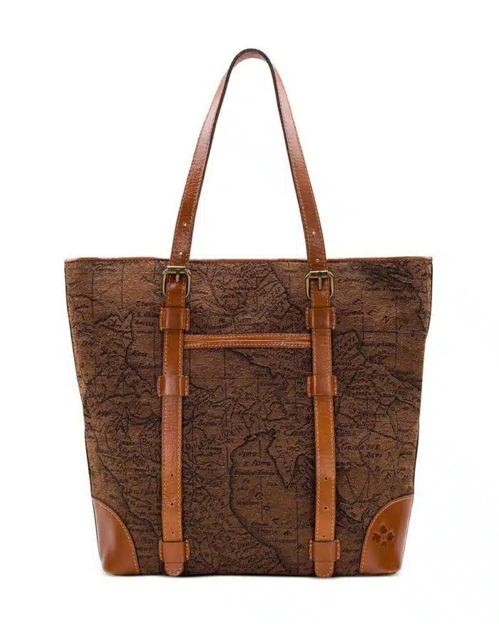 Patricia Nash Jacquard Map Montry Tote