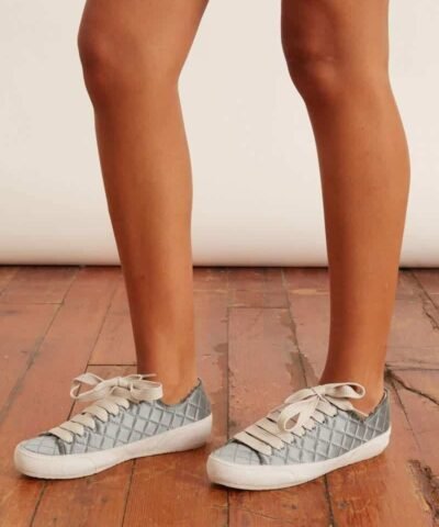 Pedro Garcia Pris 'Trapunto' Satin Sneaker, Trellis Satin