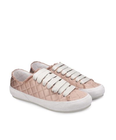 Pedro Garcia Pris 'Trapunto' Satin Sneaker