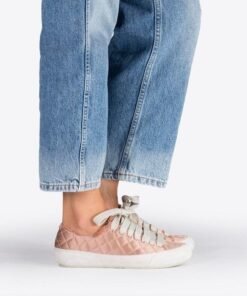 Pedro Garcia Pris 'Trapunto' Satin Sneaker