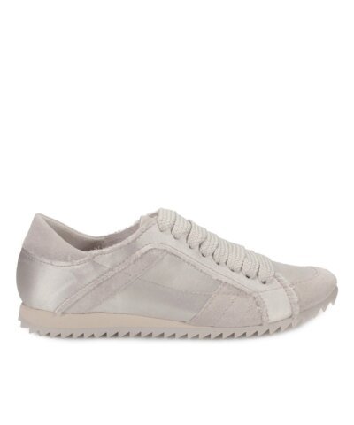 Pedro Garcia Cristina Frayed Satin Trainer