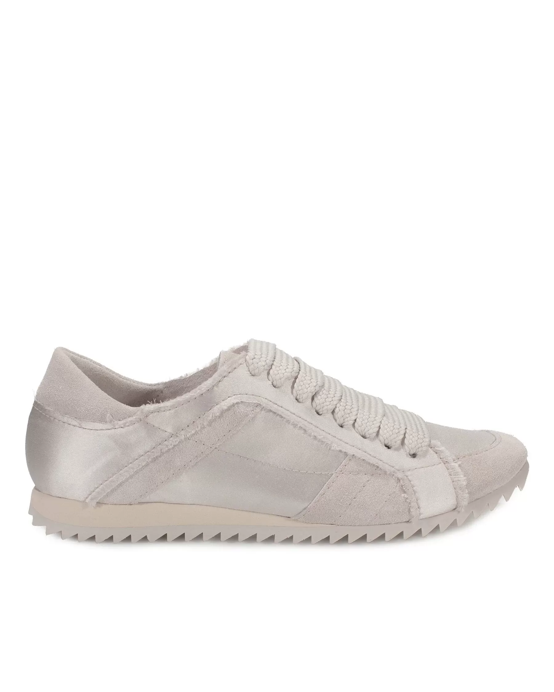 Pedro Garcia Cristina Frayed Satin Trainer