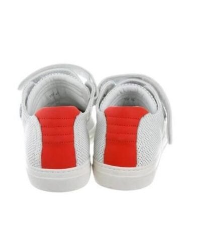 Pierre Hardy Men's White Perforated Leather Low-top Sneakers