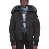 Kenzo Black Down Faux-fur Hooded Jacket