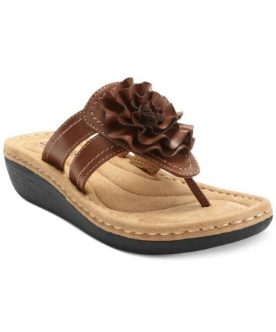 White Mountain Cliffs Charter Platform Thong Sandals-WHITE MOUNTAIN-Fashionbarn shop