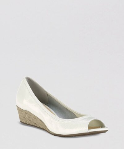 Cole Haan Open Toe Wedge Pumps - Air Tali