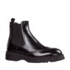 Prada Leather Ankle Boots Booties Brogue