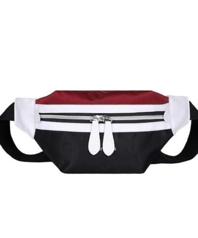 Women's Multicolor Canvas Fanny Pack Banana Belt Bag