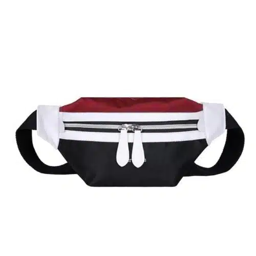 Women's Multicolor Canvas Fanny Pack Banana Belt Bag