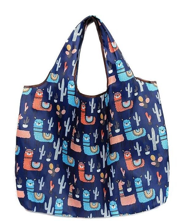 Zuo Oxford Large Print Combo Shopping Bags