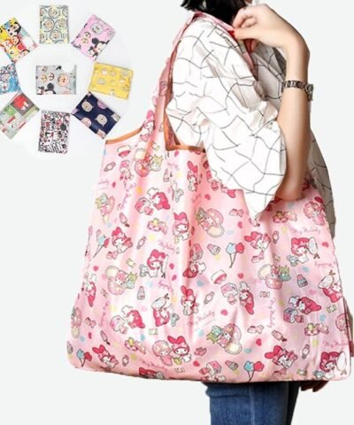 Zuo Oxford Large Print Combo Shopping Bags