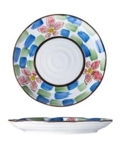 Zuo Japanese 8" Creative Hand-painted Salad Plate