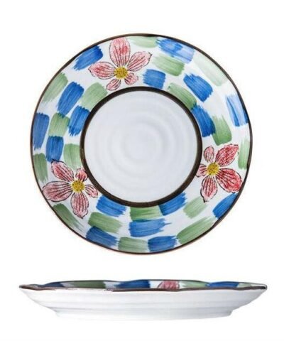 Zuo Japanese 8" Creative Hand-painted Salad Plate