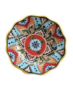 Habbs Bohemia Hand Painted Salad Plates