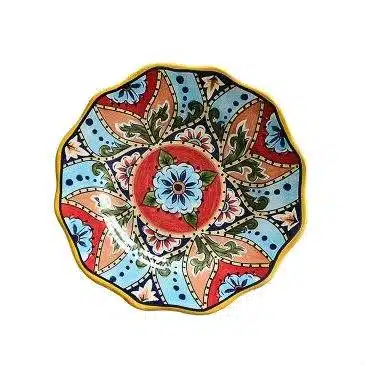 Habbs Bohemia Hand Painted Salad Plates