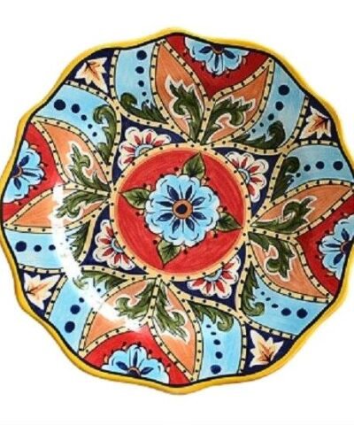 Habbs Bohemia Hand Painted Salad Plates